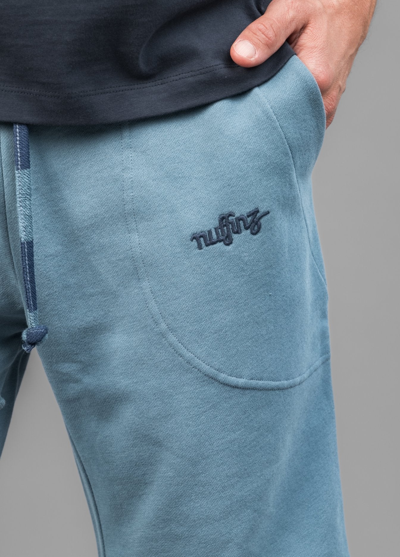 MIRAGE BLUE SOLID SHORTS