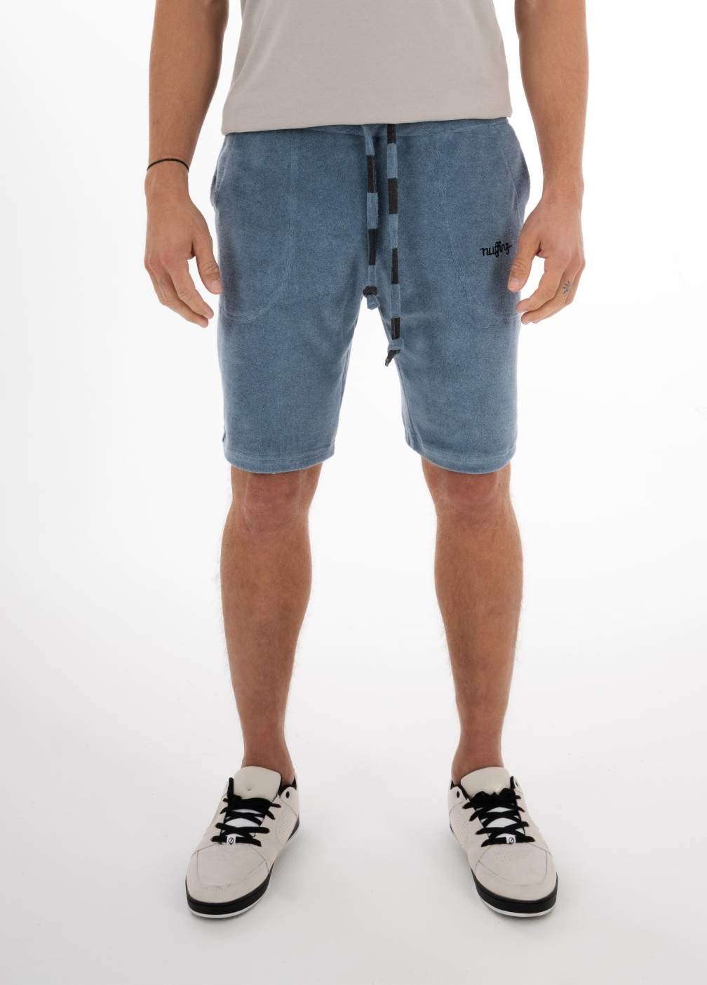 MIRAGE BLUE TOWEL SHORTS