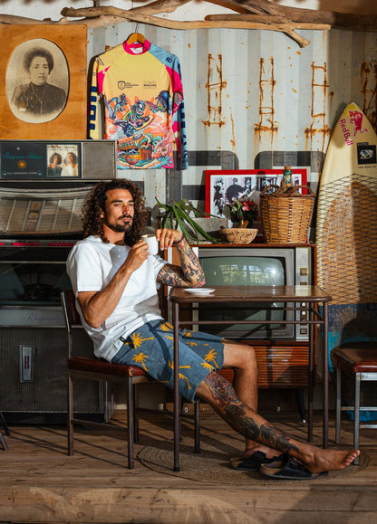 THE DUDE SHORTS BLUE MIRAGE