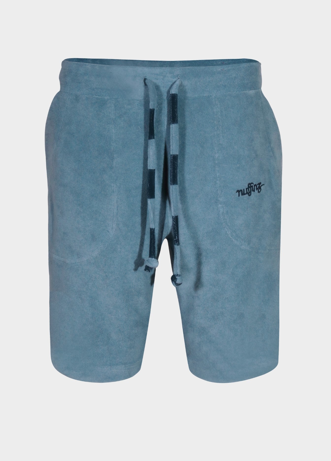 MIRAGE BLUE TOWEL SHORTS