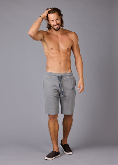 STEEL GREY SOLID SHORTS