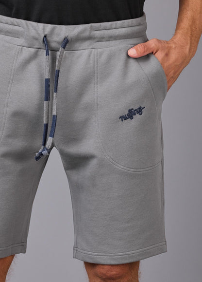 STEEL GREY SOLID SHORTS