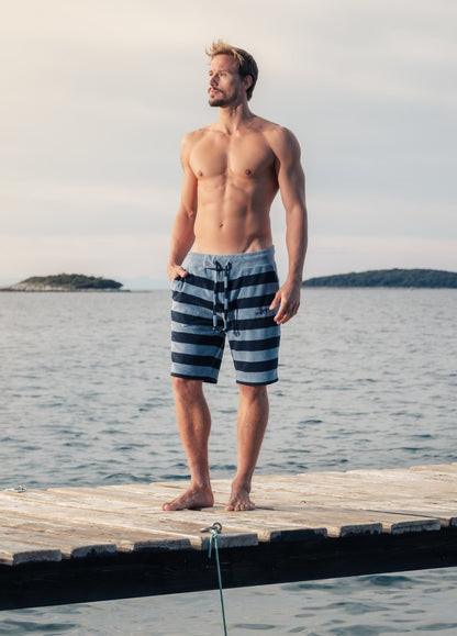 MIRAGE BLUE TOWEL SHORTS ST