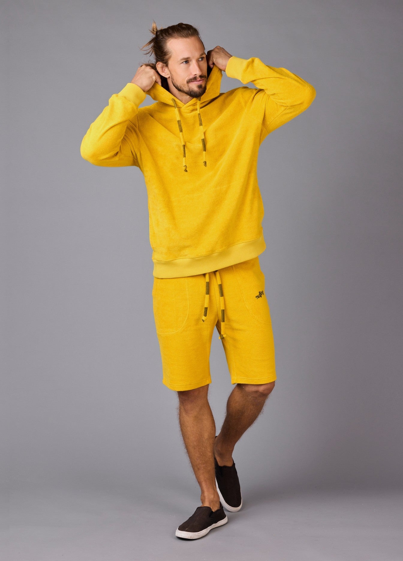 NUGGET GOLD TOWEL HOODIE