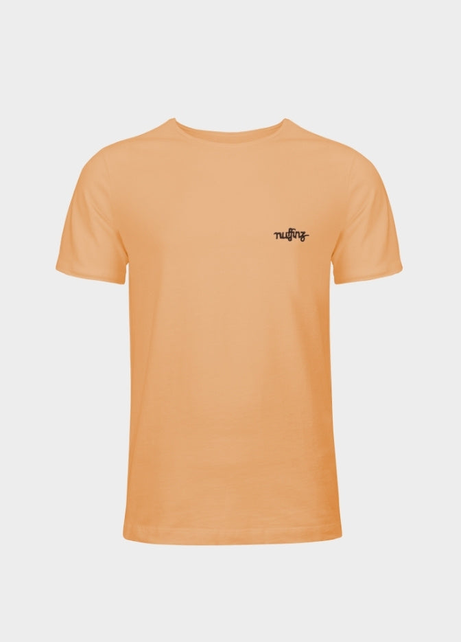 nuffinz menswear- t shirts - GOLD EARTH T-SHIRT PURE - 100% organic cotton - carbonized - orange unicolor