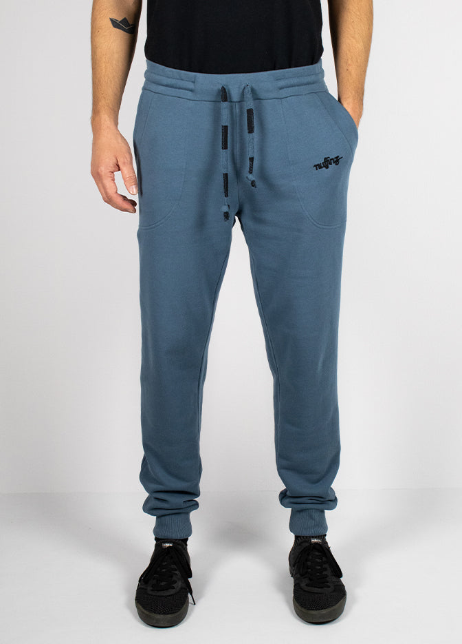 Nuffinz Shorts Pants Mirage Blue Organic Cotton front 