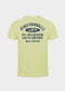nuffinz menswear- t shirts - LEMON GRASS T-SHIRT PRINT - 100% organic cotton - carbonized - yellow with print